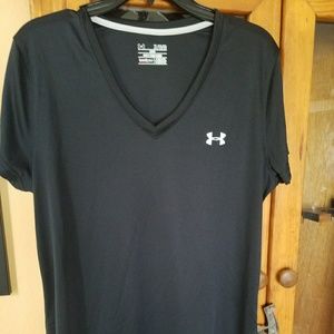 Under armour shirt.